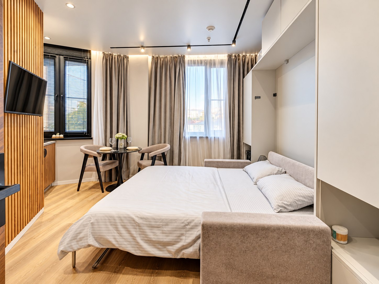 Студия 17,8 м² — интерьер студии