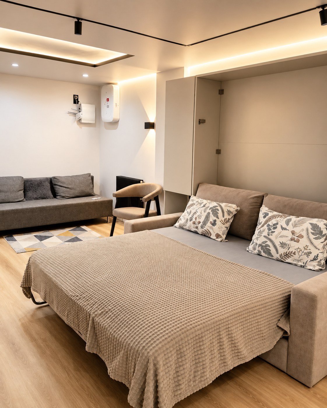 Студия 26,8 м² — интерьер студии
