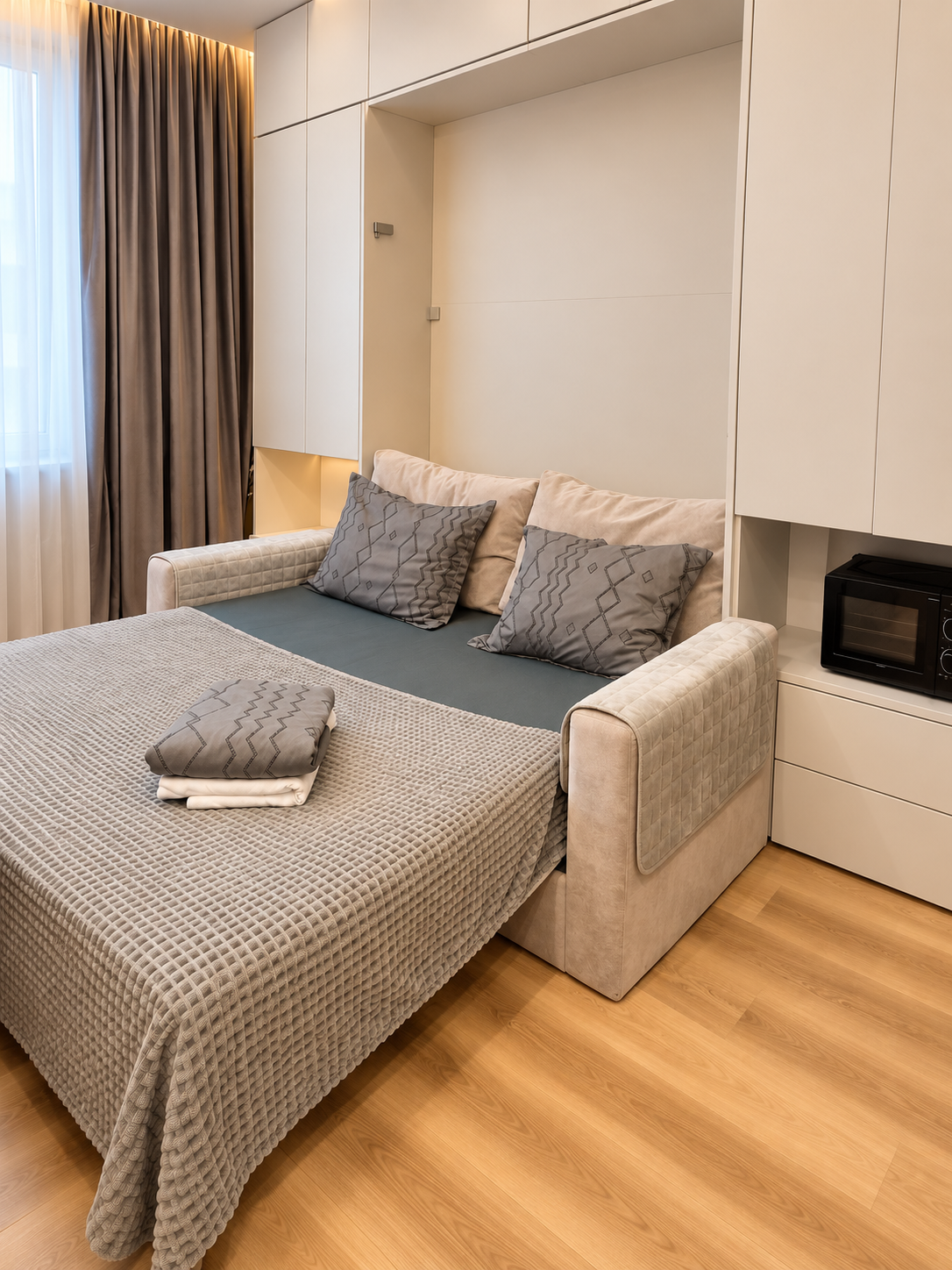Спальное место — Студия 18 м², Сочи · 4-й этаж
